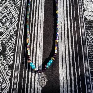 Hamsa necklace